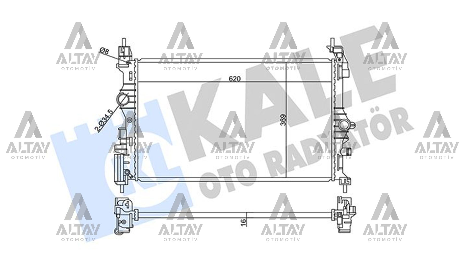 Opel Corsa Su Radyatörü Radyatör Su E